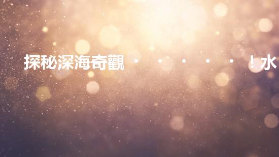 探秘深海奇觀！水下機(jī)器人項(xiàng)目揭開神秘面紗，你知道其中的驚人發(fā)現(xiàn)嗎？